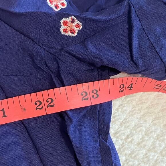 Ashir Aley 100% Cotton Embroidered Bohemian Loose Fitting Top - Picture 9 of 13